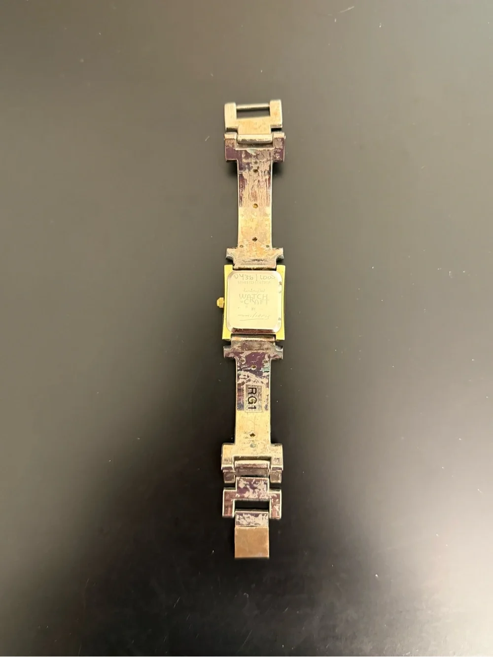 Watchcraft Handcrafted Artist Watch Signed Numbered RG1 Greek Key Florence Watch